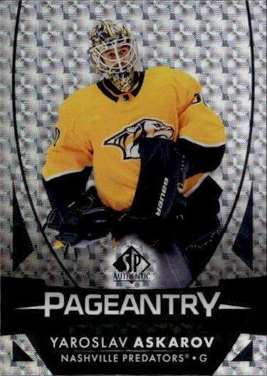 2023-24 SP Authentic Hockey Pageantry #P-70 Nashville Predators (Yaroslav Askarov)