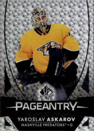 2023-24 SP Authentic Hockey Pageantry #P-70 Nashville Predators (Yaroslav Askarov)
