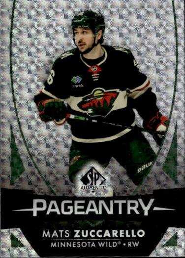 2023-24 SP Authentic Hockey Pageantry #P-30 Minnesota Wild (Mats Zuccarello)