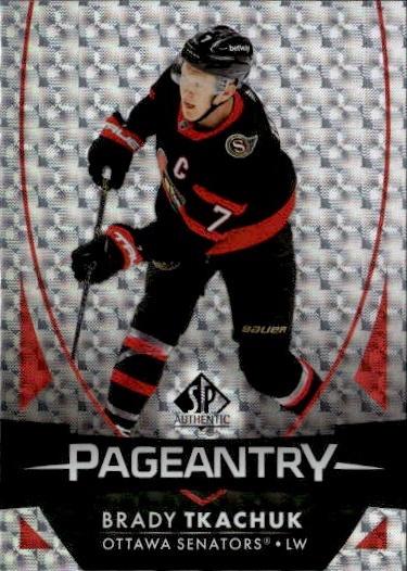 2023-24 SP Authentic Hockey Pageantry #P-36 Ottawa Senators (Brady Tkachuk)