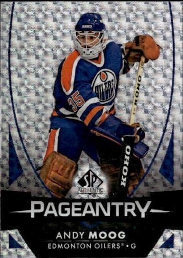 2023-24 SP Authentic Hockey Pageantry #P-55 Edmonton Oilers (Andy Moog)