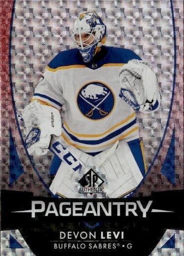 2023-24 SP Authentic Hockey Pageantry #P-71 Buffalo Sabres (Devon Levi)