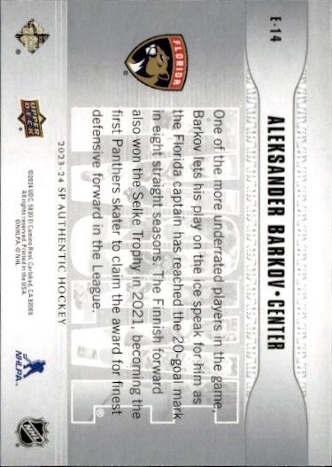 2023-24 SP Authentic Hockey Evolve #E-14 Florida Panthers (Aleksander Barkov)
