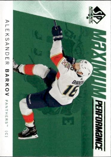 2024-25 SP Authentic Hockey Maximum Performance Green #MP-25 Florida Panthers (Aleksander Barkov)