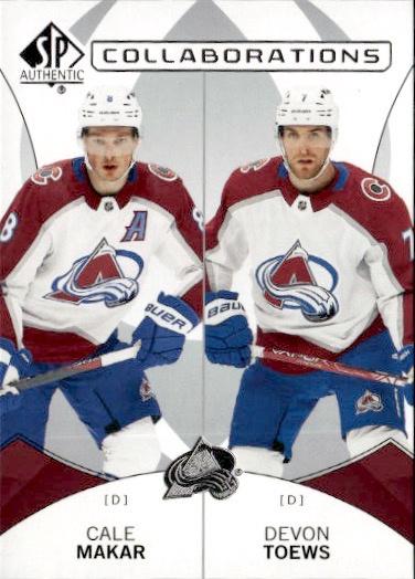 2024-25 SP Authentic Hockey Collaborations #C-14 Colorado Avalanche (Cale Makar / Devon Toews)