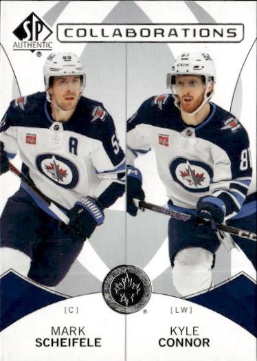 2024-25 SP Authentic Hockey Collaborations #C-23 Winnipeg Jets (Mark Scheifele / Kyle Connor)
