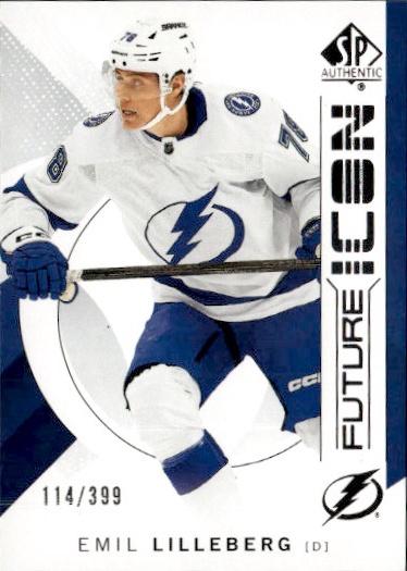 2024-25 SP Authentic Hockey Future Icons #/399 #FI-23 Tampa Bay Lightning (Emil Lilleberg)