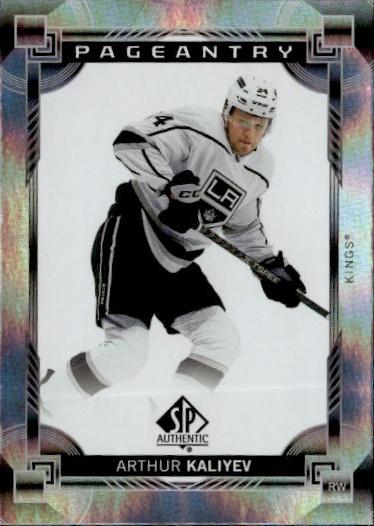 2024-25 SP Authentic Hockey Pageantry #P-48 Los Angeles Kings (Arthur Kaliyev)