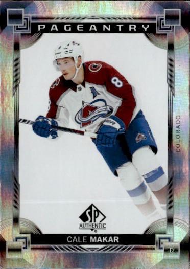 2024-25 SP Authentic Hockey Pageantry #P-68 Colorado Avalanche (Cale Makar)