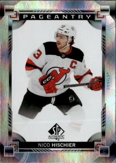 2024-25 SP Authentic Hockey Pageantry #P-24 New Jersey Devils (Nico Hischier)