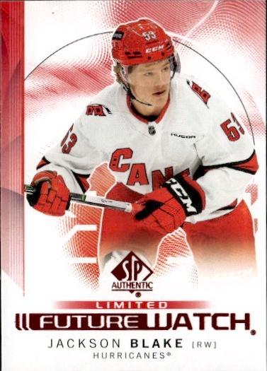 2024-25 SP Authentic Hockey Limited Red #137 Carolina Hurricanes (Jackson Blake)