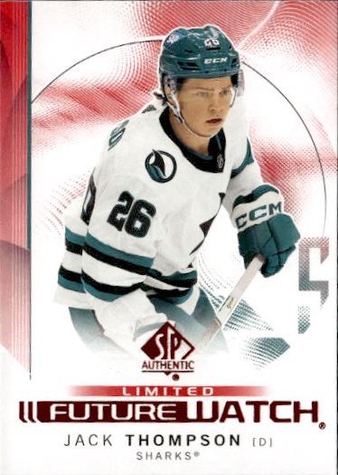 2024-25 SP Authentic Hockey Limited Red #113 San Jose Sharks (Jack Thompson)