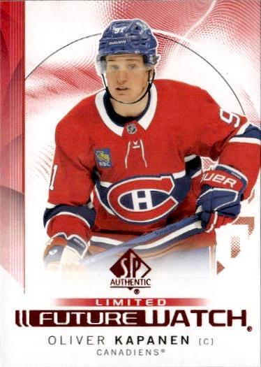 2024-25 SP Authentic Hockey Limited Red #169 Montreal Canadiens (Oliver Kapanen)