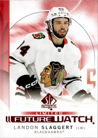 2024-25 SP Authentic Hockey Limited Red #190 Chicago Blackhawks (Landon Slaggert)