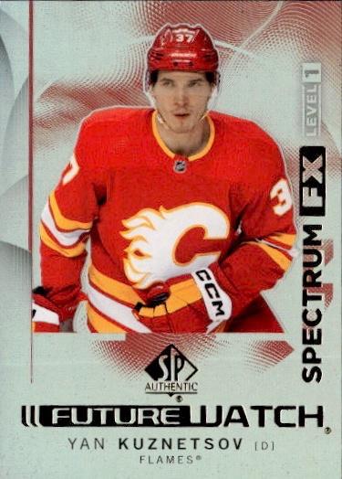 2024-25 SP Authentic Hockey Spectrum FX #S-44 Calgary Flames (Yan Kuznetsov)
