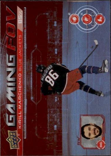 2024-25 Upper Deck Series 1 Hockey Gaming FOV #GFOV-10 Columbus Blue Jackets (Kirill Marchenko)