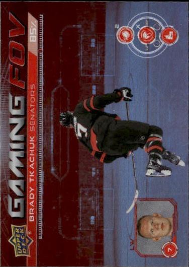 2024-25 Upper Deck Series 1 Hockey Gaming FOV #GFOV-25 Ottawa Senators (Brady Tkachuk)