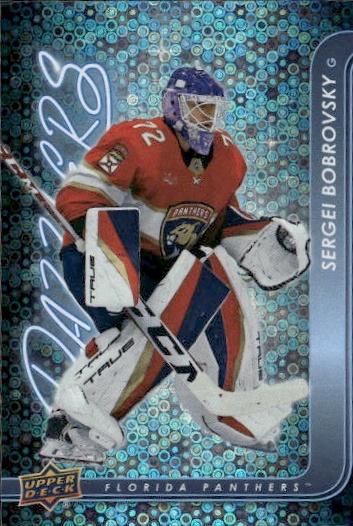 2024-25 Upper Deck Series 1 Hockey Dazzlers Blue #DZ-17 Florida Panthers (Sergei Bobrovsky)