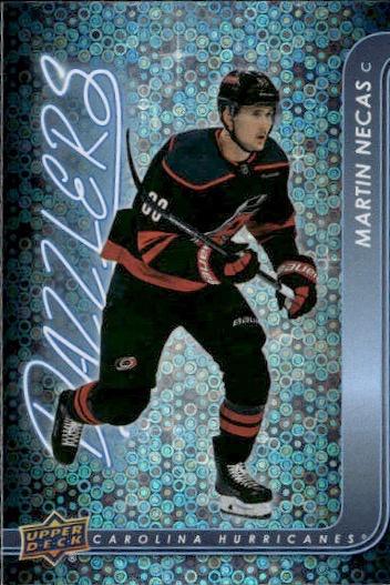 2024-25 Upper Deck Series 1 Hockey Dazzlers Blue #DZ-29 Carolina Hurricanes (Martin Necas)