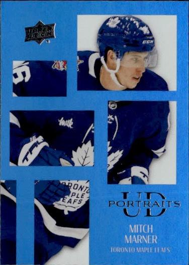 2024-25 Upper Deck Series 1 Hockey UD Portraits #P-22 Toronto Maple Leafs (Mitch Marner)