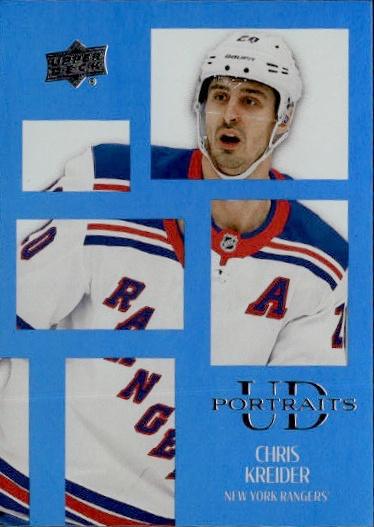 2024-25 Upper Deck Series 1 Hockey UD Portraits #P-2 New York Rangers (Chris Kreider)