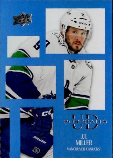 2024-25 Upper Deck Series 1 Hockey UD Portraits #P-11 Vancouver Canucks (J.T. Miller)