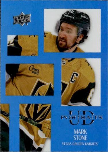 2024-25 Upper Deck Series 1 Hockey UD Portraits #P-28 Vegas Golden Knights (Mark Stone)