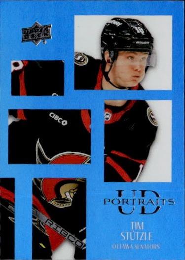 2024-25 Upper Deck Series 1 Hockey UD Portraits #P-21 Ottawa Senators (Tim Stutzle)