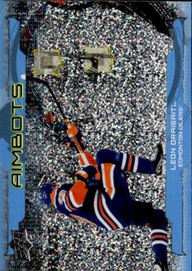 2024-25 Upper Deck Series 1 Hockey Aimbots Speckle #AB-20 Edmonton Oilers (Leon Draisaitl)
