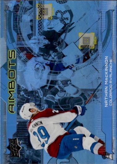 2024-25 Upper Deck Series 1 Hockey Aimbots #AB-14 Colorado Avalanche (Nathan MacKinnon)