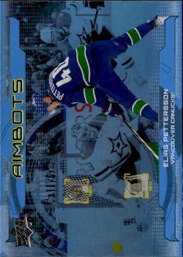 2024-25 Upper Deck Series 1 Hockey Aimbots #AB-5 Vancouver Canucks (Elias Pettersson)