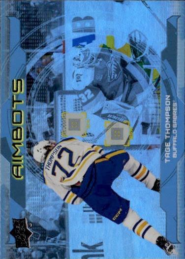2024-25 Upper Deck Series 1 Hockey Aimbots #AB-19 Buffalo Sabres (Tage Thompson)