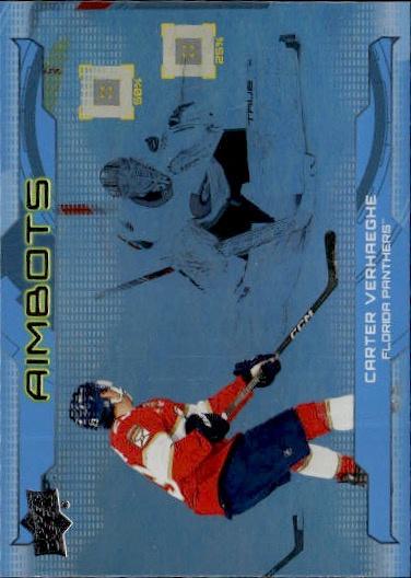 2024-25 Upper Deck Series 1 Hockey Aimbots #AB-11 Florida Panthers (Carter Verhaeghe)