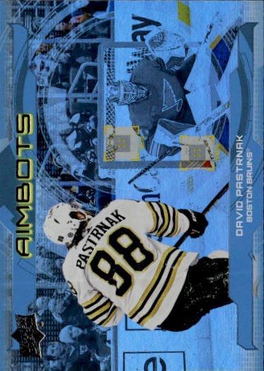 2024-25 Upper Deck Series 1 Hockey Aimbots #AB-8 Boston Bruins (David Pastrnak)