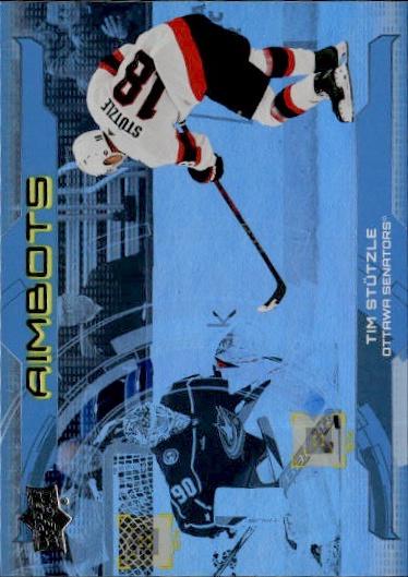2024-25 Upper Deck Series 1 Hockey Aimbots #AB-25 Ottawa Senators (Tim Stutzle)