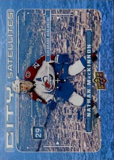 2024-25 Upper Deck Series 1 Hockey City Satellites #CS-10 Colorado Avalanche (Nathan MacKinnon)