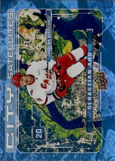 2024-25 Upper Deck Series 1 Hockey City Satellites #CS-17 Carolina Hurricanes (Sebastian Aho)