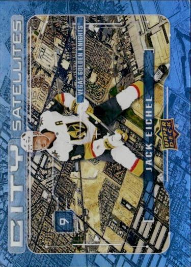 2024-25 Upper Deck Series 1 Hockey City Satellites #CS-5 Vegas Golden Knights (Jack Eichel)