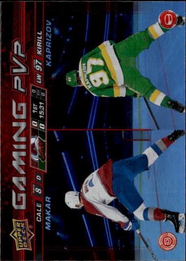 2024-25 Upper Deck Series 1 Hockey Gaming PVP #GPVP-13 (Cale Makar / Kirill Kaprizov)