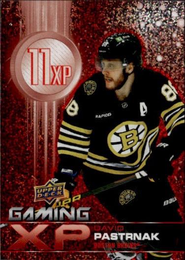 2024-25 Upper Deck Series 1 Hockey Gaming XP Speckle #GXP-3 Boston Bruins (David Pastrnak)
