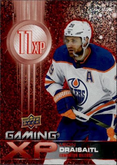 2024-25 Upper Deck Series 1 Hockey Gaming XP Speckle #GXP-10 Edmonton Oilers (Leon Draisaitl)