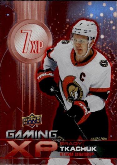 2024-25 Upper Deck Series 1 Hockey Gaming XP #GXP-20 Ottawa Senators (Brady Tkachuk)