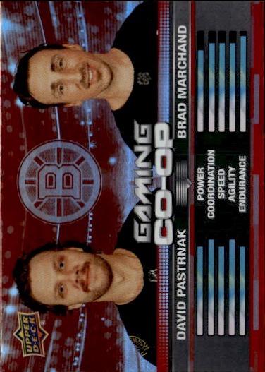 2024-25 Upper Deck Series 1 Hockey Gaming Co-Op #CGO-2 Boston Bruins (David Pastrnak / Brad Marchand)