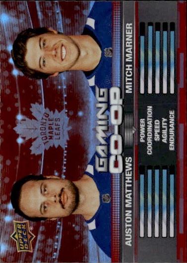 2024-25 Upper Deck Series 1 Hockey Gaming Co-Op #CGO-5 Toronto Maple Leafs (Auston Matthews / Mitch Marner)