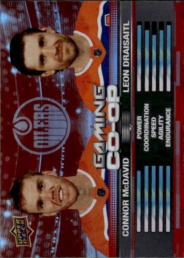 2024-25 Upper Deck Series 1 Hockey Gaming Co-Op #CGO-1 Edmonton Oilers (Connor McDavid / Leon Draisaitl)