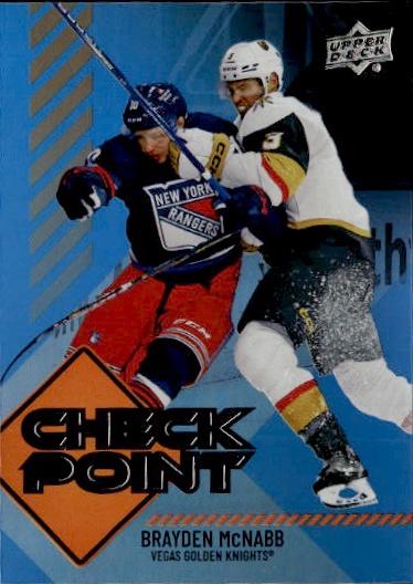 2024-25 Upper Deck Series 1 Hockey Checkpoint #CP-21 Vegas Golden Knights (Brayden McNabb)