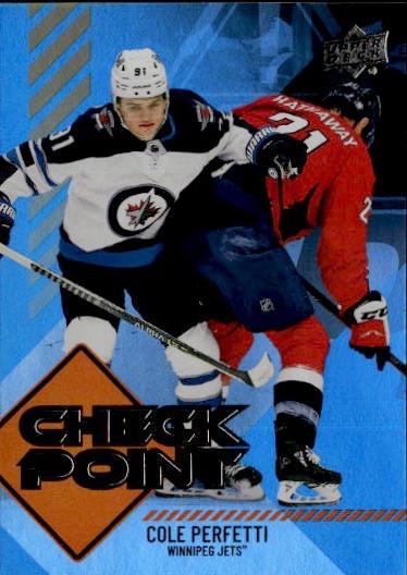 2024-25 Upper Deck Series 1 Hockey Checkpoint #CP-6 Winnipeg Jets (Cole Perfetti)