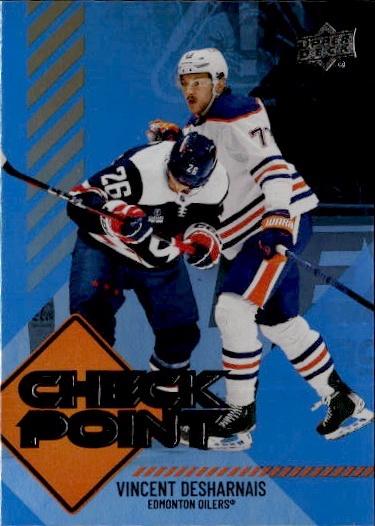 2024-25 Upper Deck Series 1 Hockey Checkpoint #CP-12 Edmonton Oilers (Vincent Desharnais)