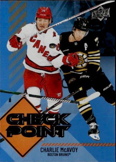 2024-25 Upper Deck Series 1 Hockey Checkpoint #CP-23 Boston Bruins (Charlie McAvoy)