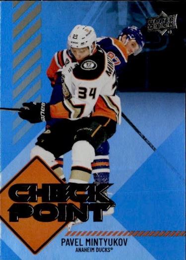 2024-25 Upper Deck Series 1 Hockey Checkpoint #CP-9 Anaheim Ducks (Pavel Mintyukov)